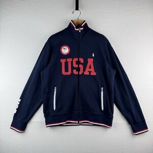 Polo Ralph Lauren Paralympics Jacket Official Team USA Women's Large 2020 *Read